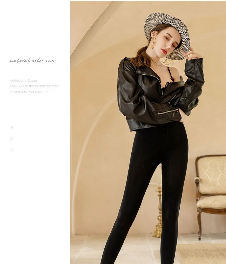 Solid Velvet Comfort Leggings