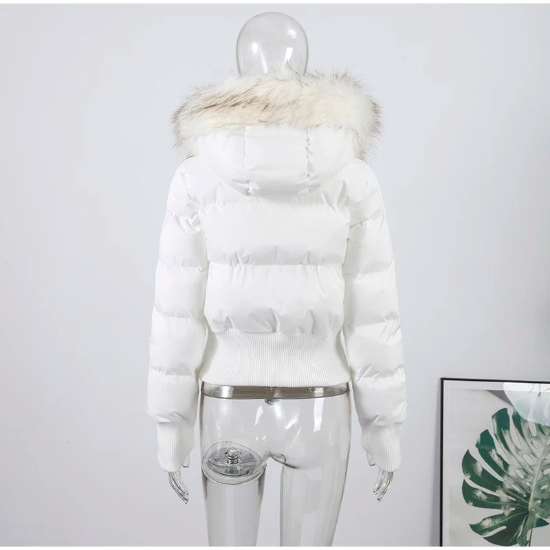 Luxury Fur-Collar Winter Parka for Women
