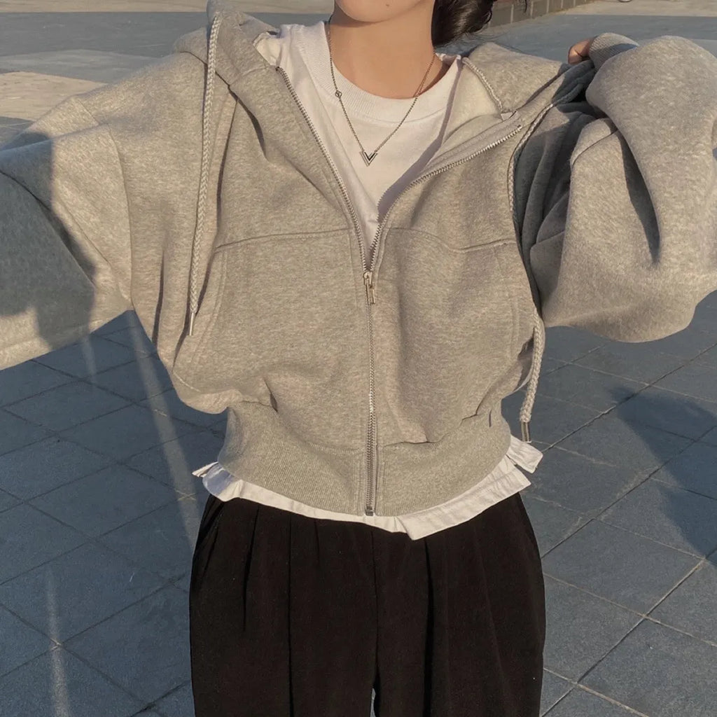 Oversized Y2K Hoodie Top