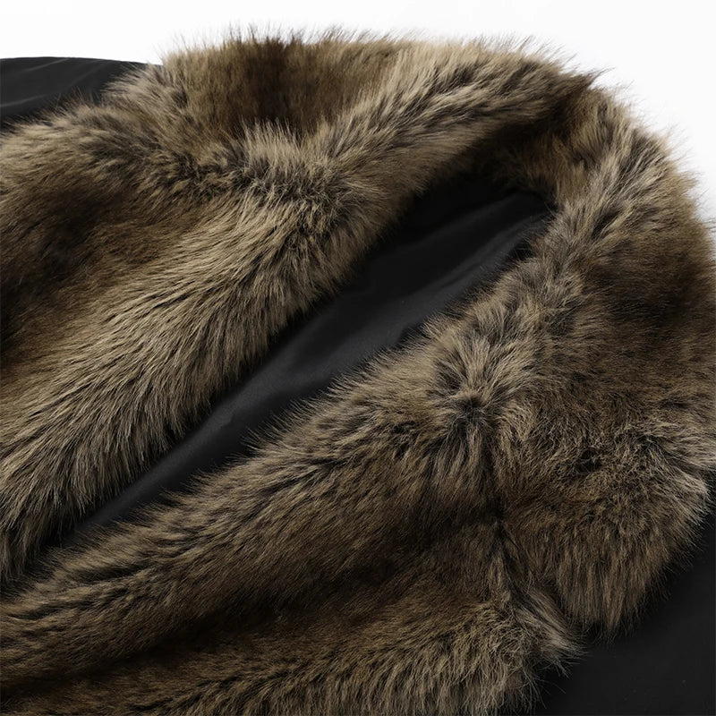 Luxury Fur-Collar Winter Parka for Women