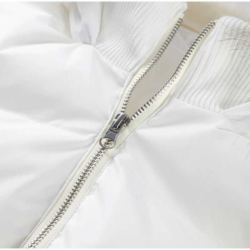 Luxury Fur-Collar Winter Parka for Women