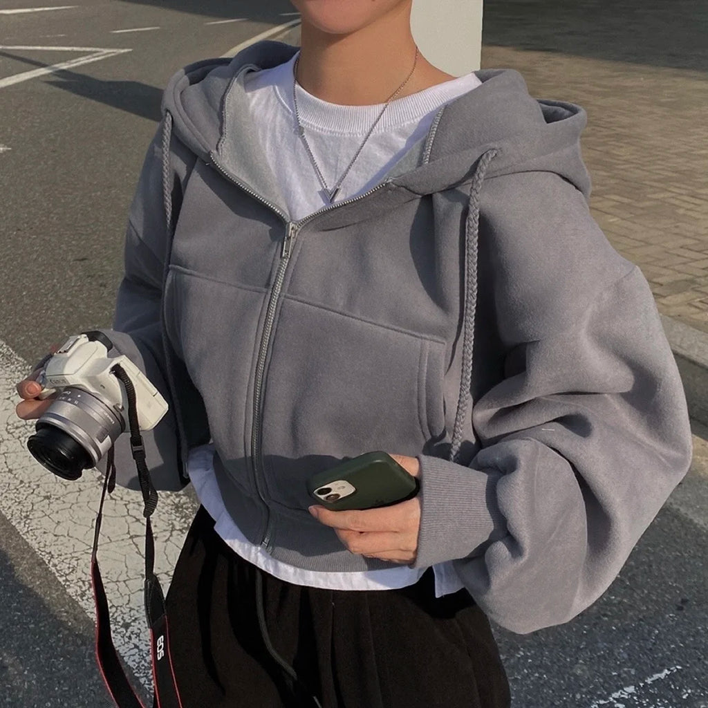 Oversized Y2K Hoodie Top