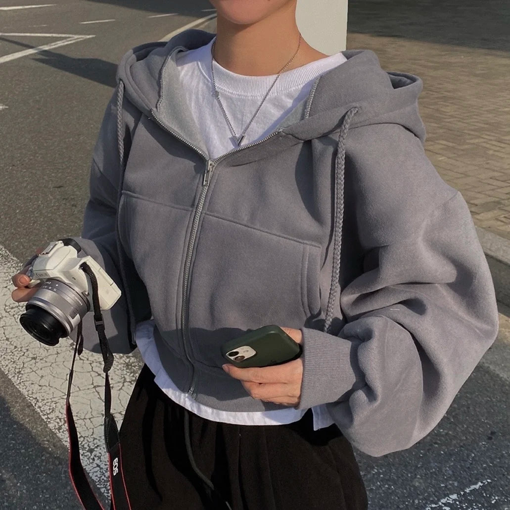 Oversized Y2K Hoodie Top