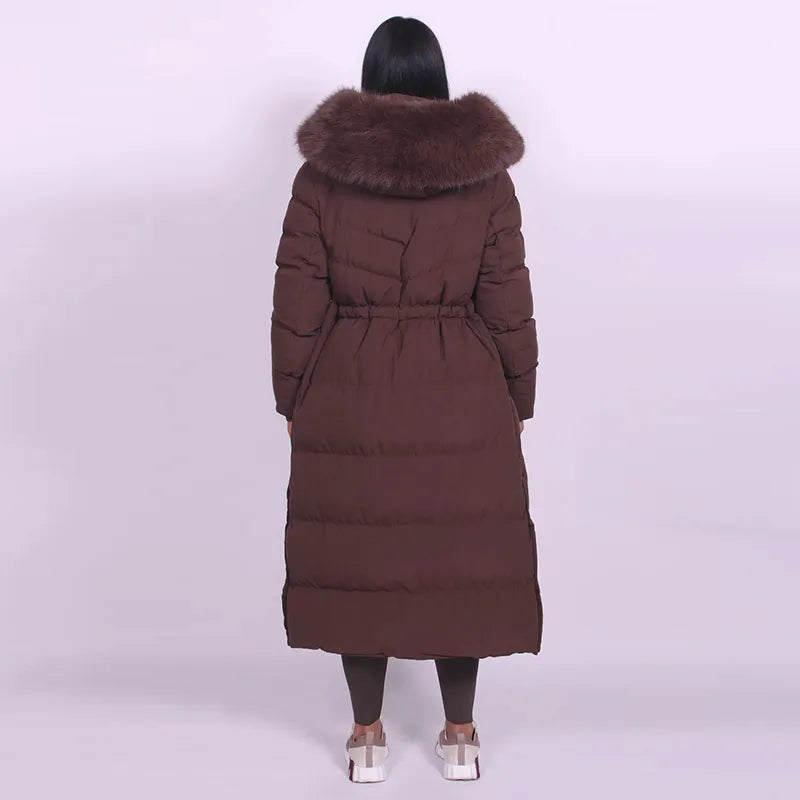 Luxury Fur-Collar Winter Parka for Women