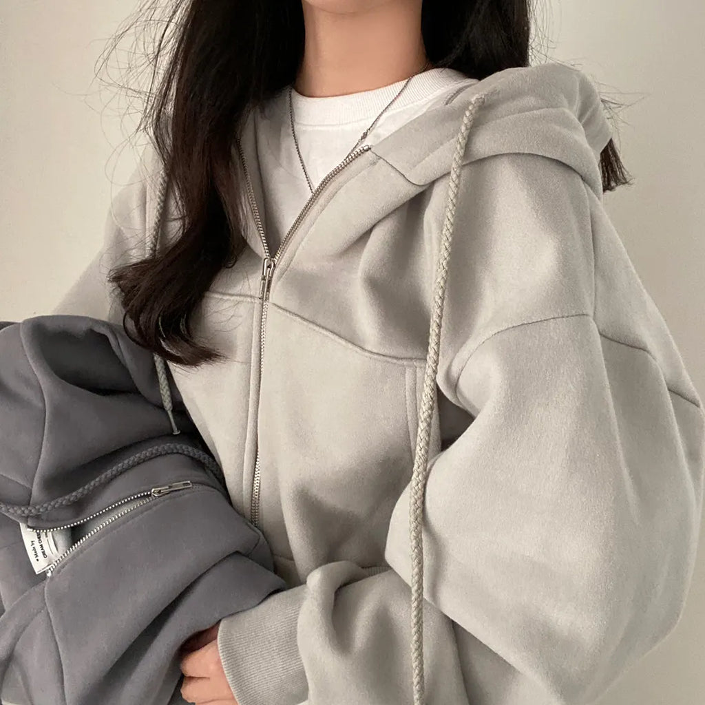 Oversized Y2K Hoodie Top