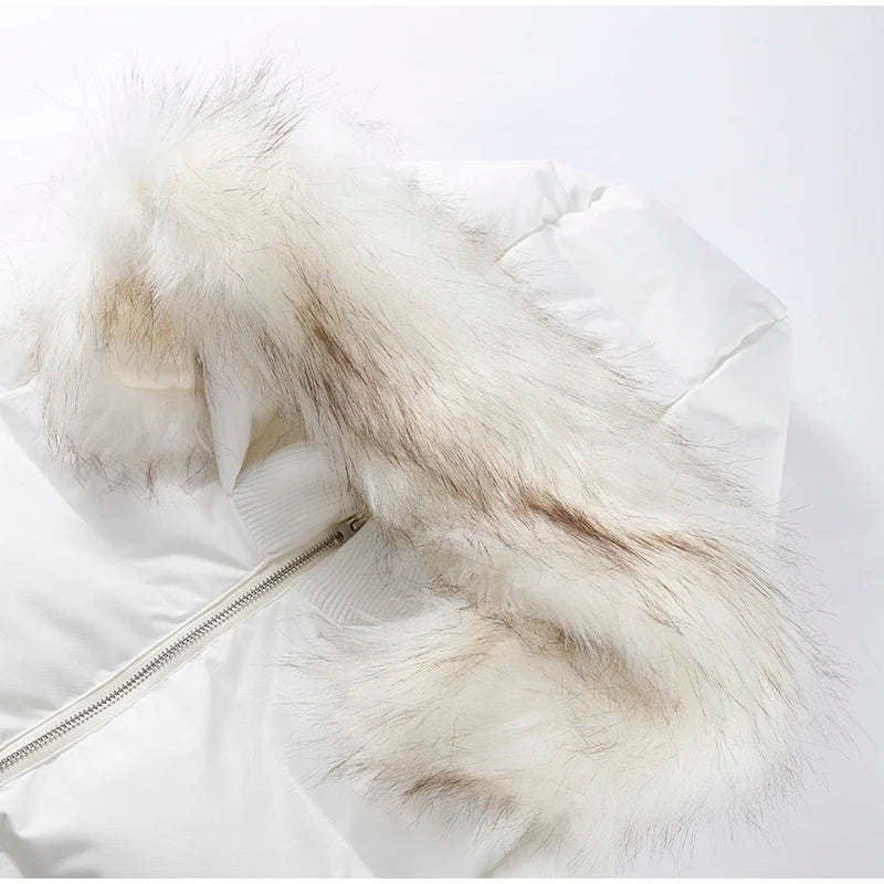 Luxury Fur-Collar Winter Parka for Women