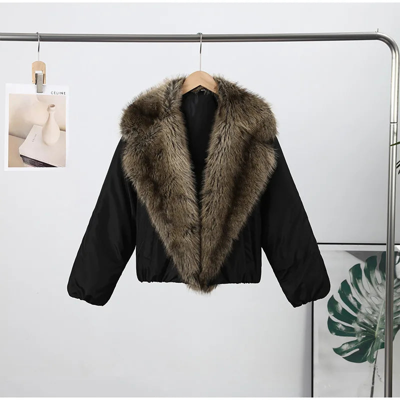 Luxury Fur-Collar Winter Parka for Women