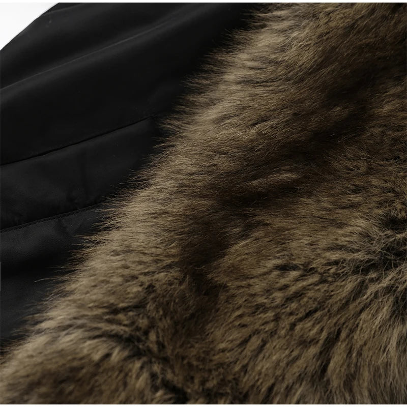 Luxury Fur-Collar Winter Parka for Women