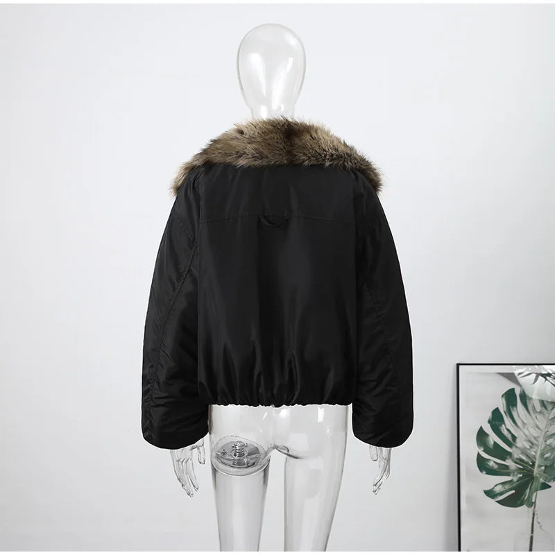 Luxury Fur-Collar Winter Parka for Women