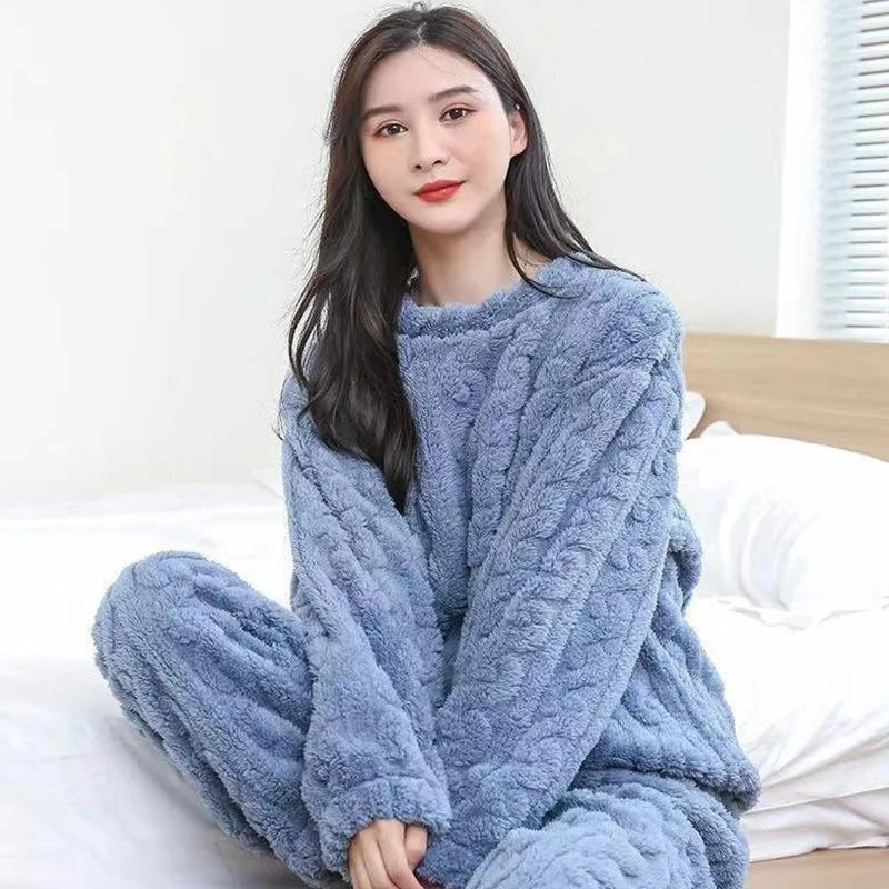 Women's Cozy Winter Pajama Set
