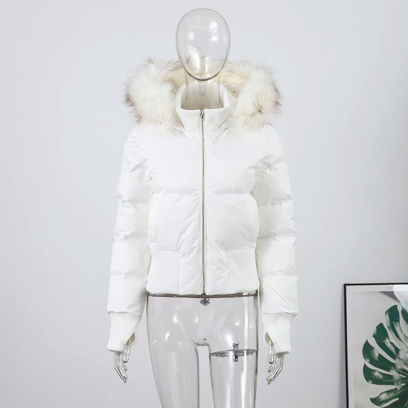 Luxury Fur-Collar Winter Parka for Women