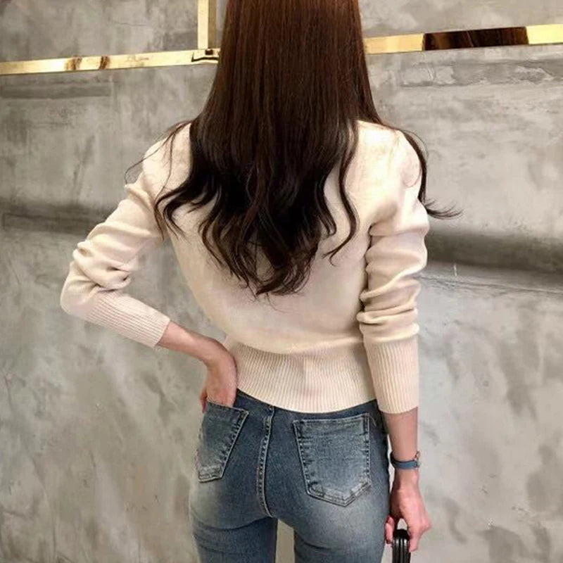 Slim Knitted Long Sleeve Cardigan
