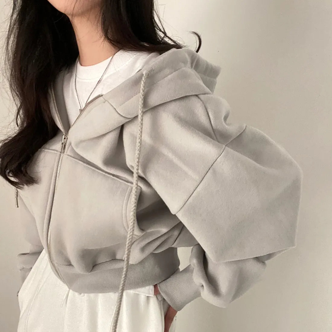 Oversized Y2K Hoodie Top