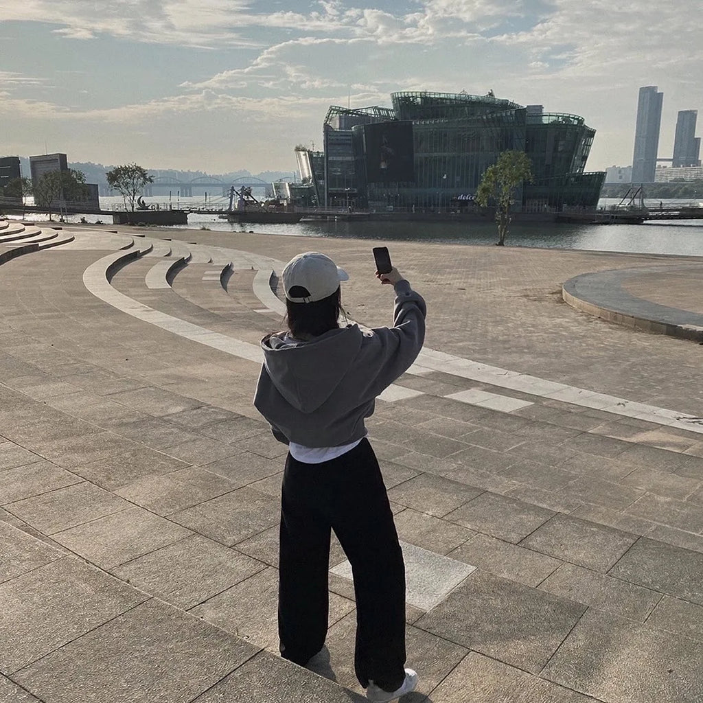 Oversized Y2K Hoodie Top